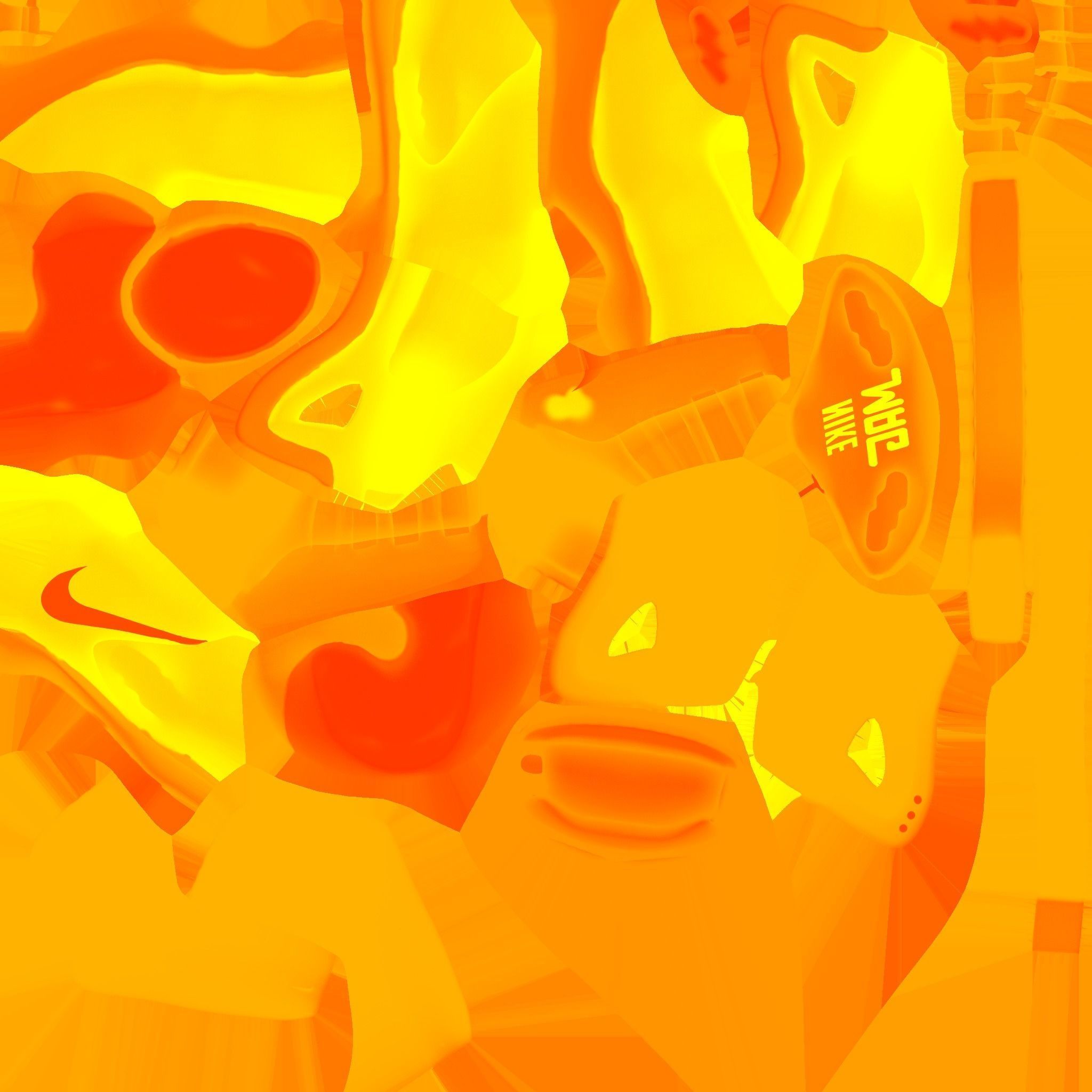 NIKE AIR MAG 3D SHOES Low-poly 3D model_12