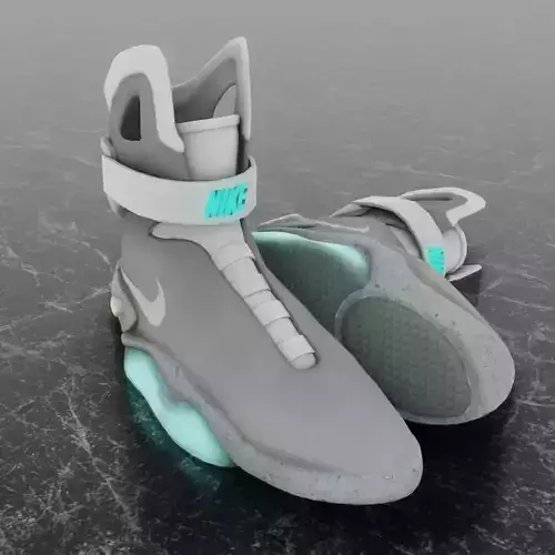 NIKE AIR MAG 3D SHOES Low-poly 3D model