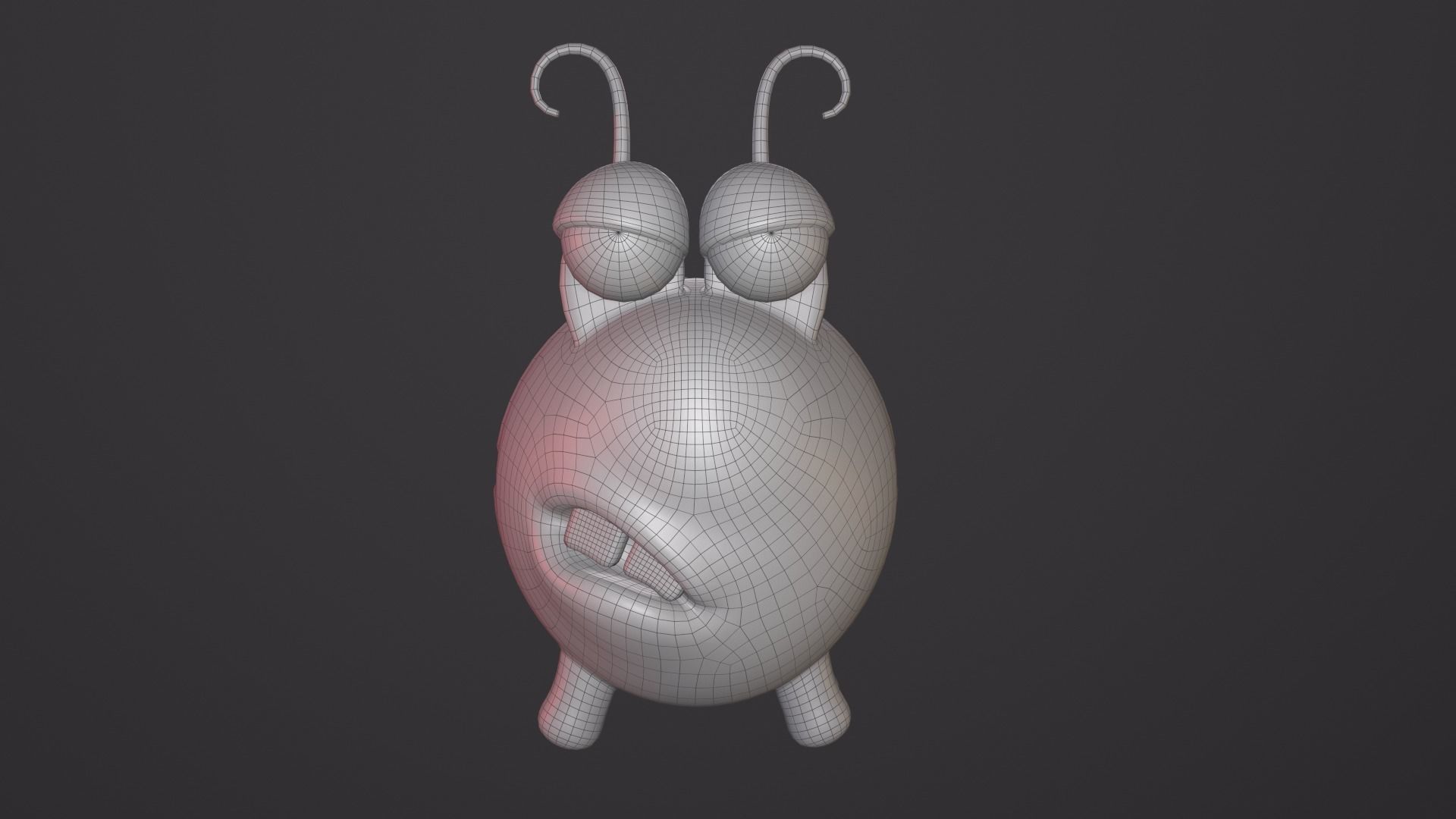 Ladybug Low-poly 3D model_8