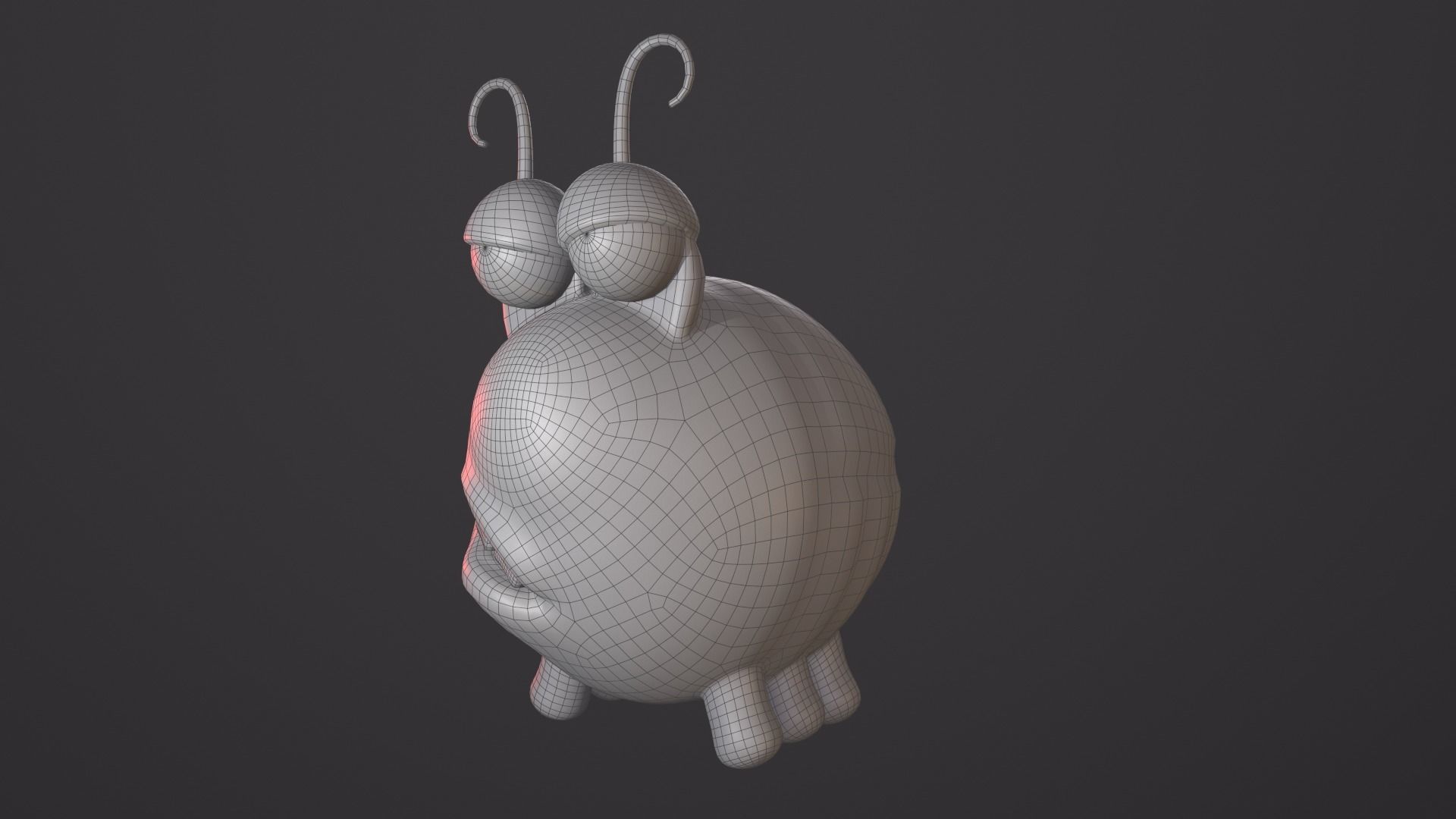 Ladybug Low-poly 3D model_12