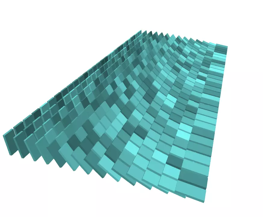 Domino Wave 3D model