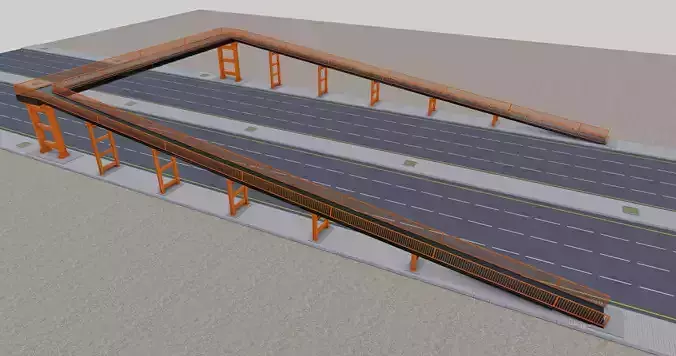 Steel Pedestrian Bridge Type-31