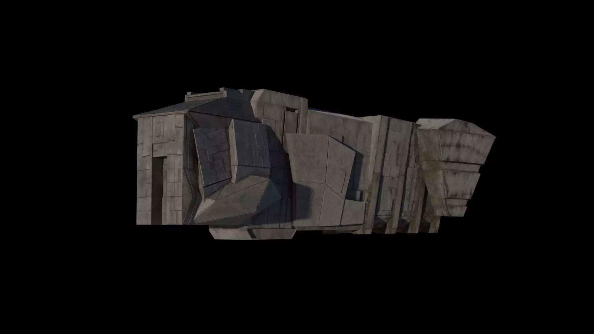 dune Atreides spaceship 3D model_0