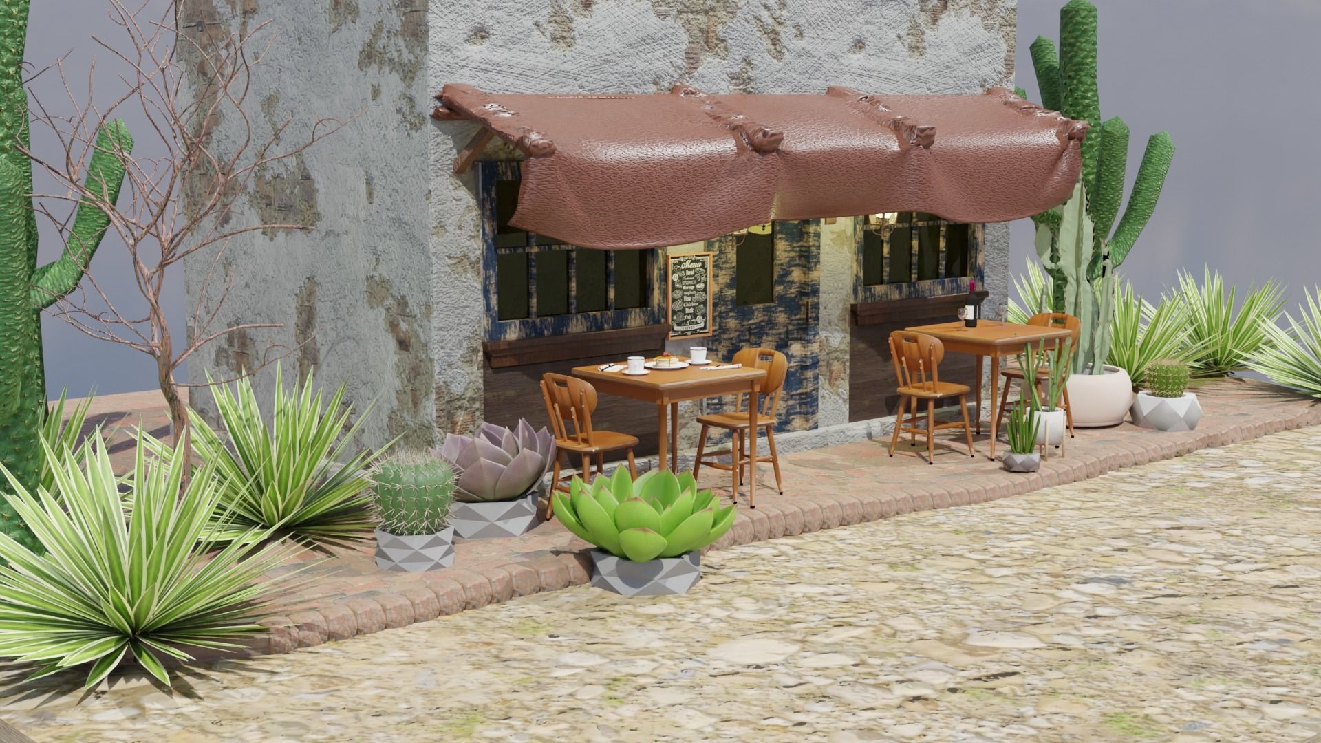 Mexican Coffee Shop 3D 3D model_2