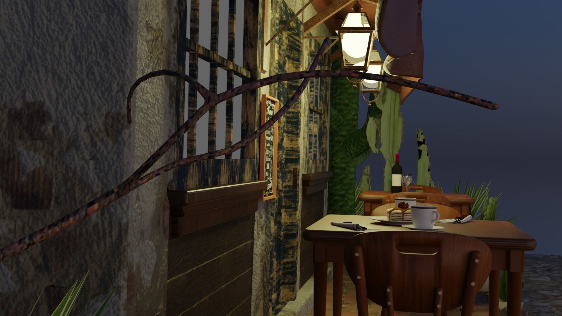 Mexican Coffee Shop 3D 3D model_9