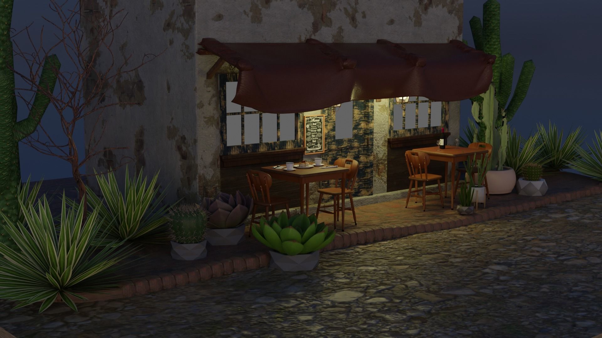 Mexican Coffee Shop 3D 3D model_6