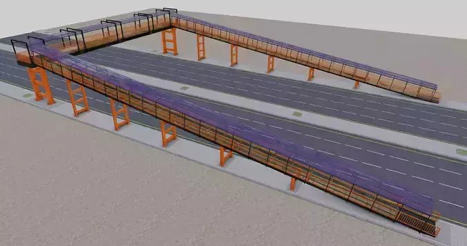 Steel Pedestrian Bridge Type-33