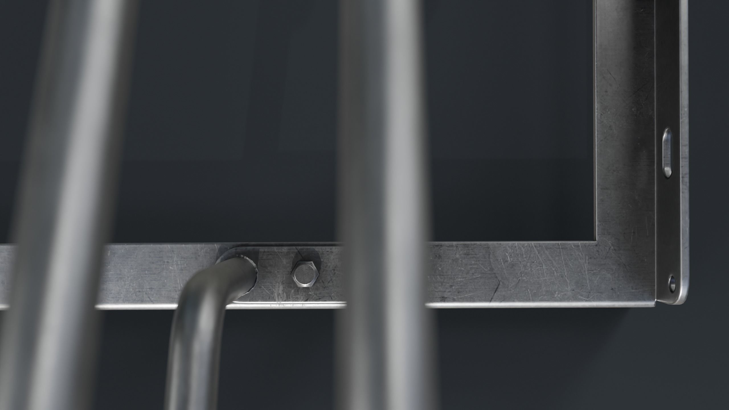 Bike Rack 4 PBR Game Ready Low-poly 3D model_16