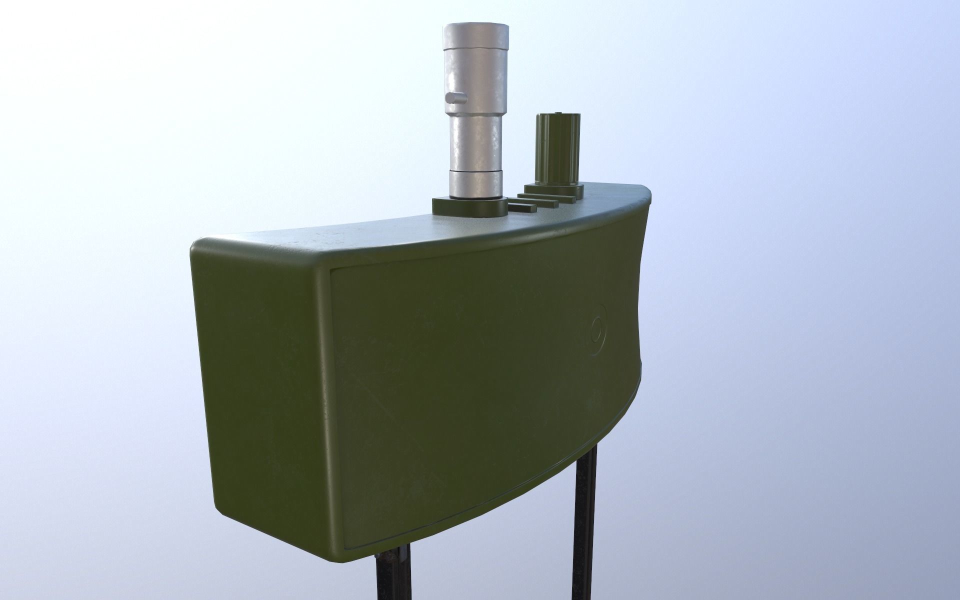 Yugoslav MRUD anti-personnel mine Low-poly 3D model_4