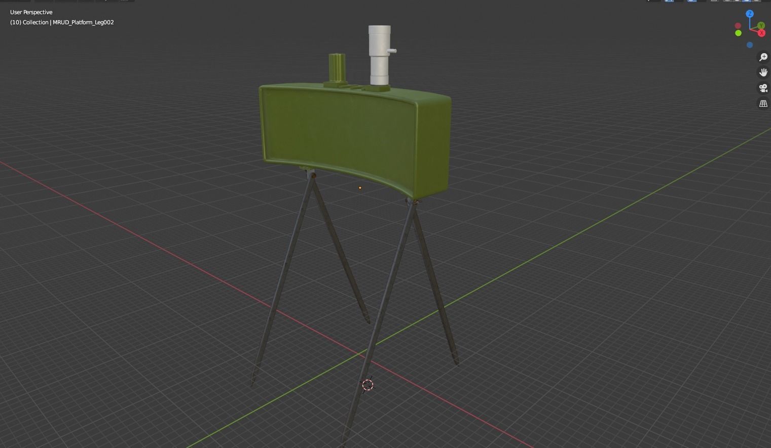 Yugoslav MRUD anti-personnel mine Low-poly 3D model_25