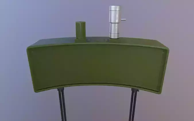 Yugoslav MRUD anti-personnel mine Low-poly 3D model