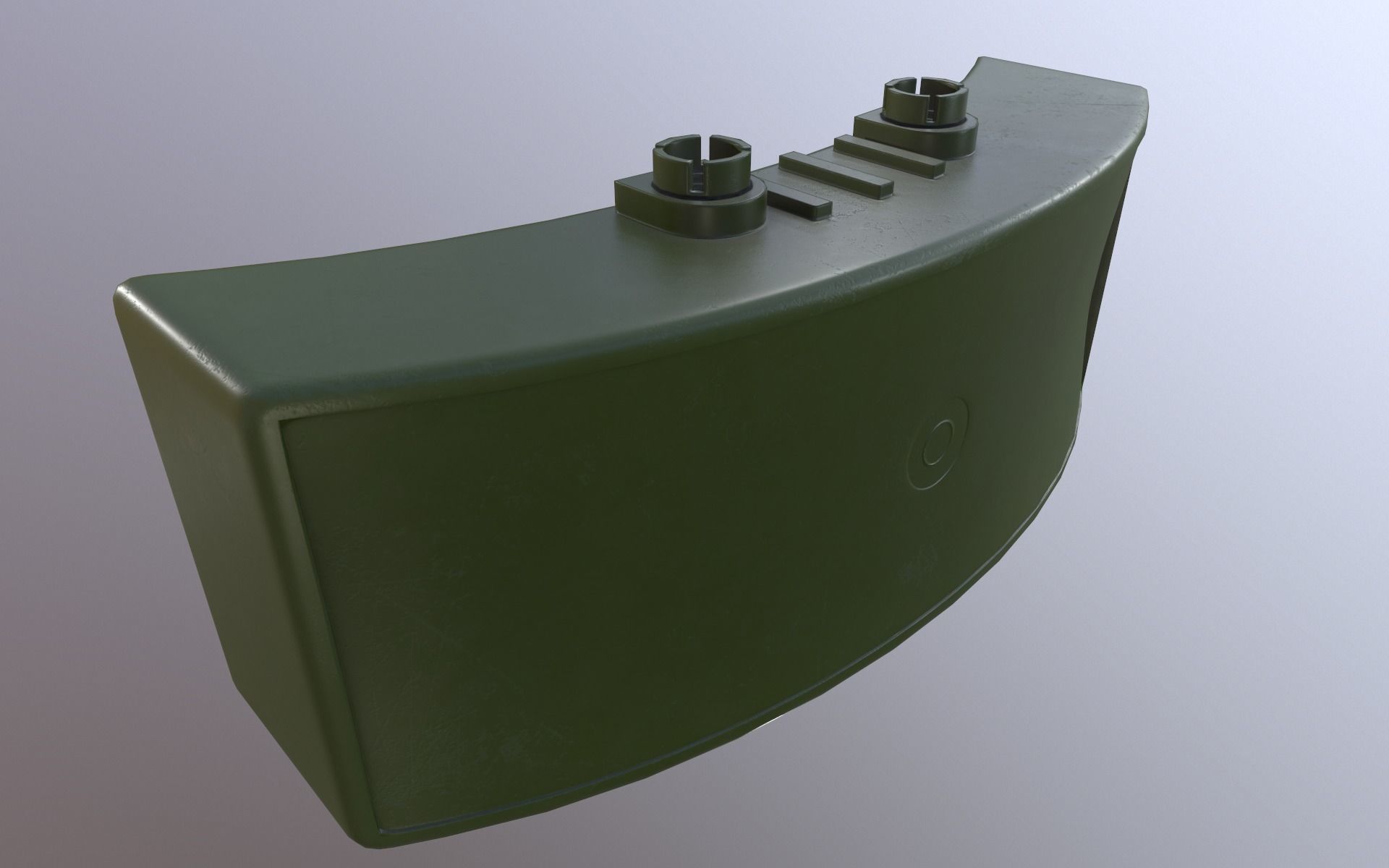 Yugoslav MRUD anti-personnel mine Low-poly 3D model_13