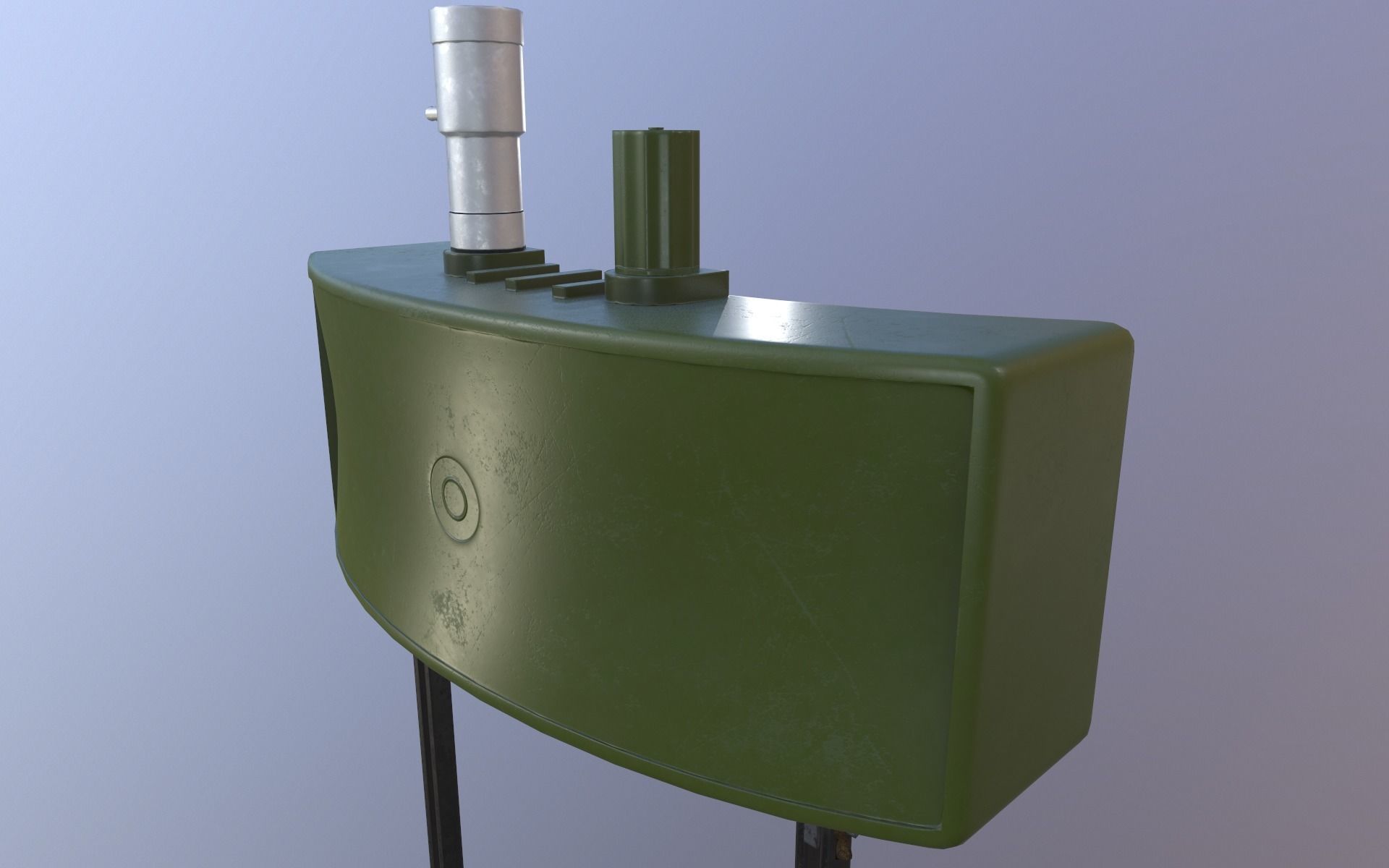 Yugoslav MRUD anti-personnel mine Low-poly 3D model_5