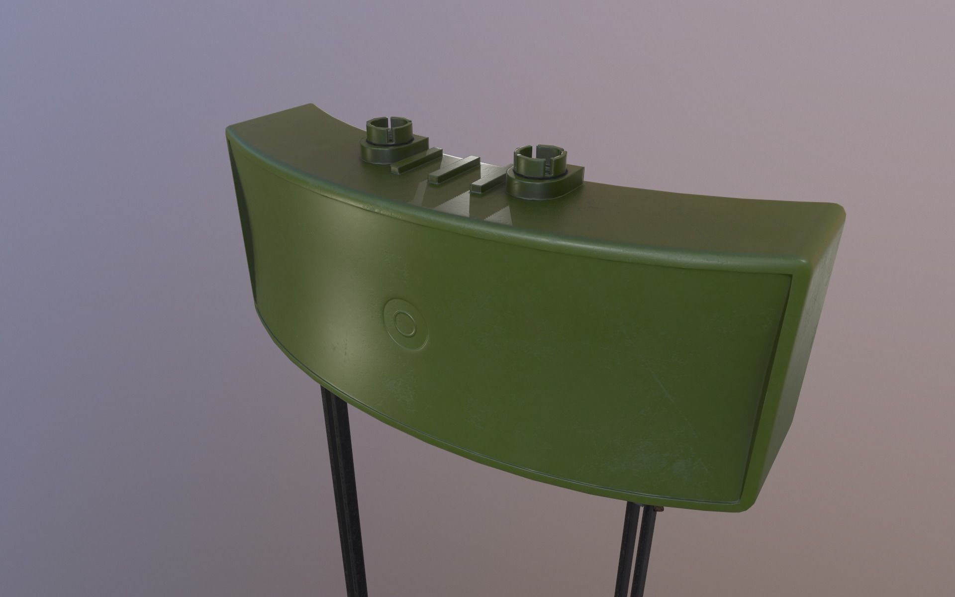 Yugoslav MRUD anti-personnel mine Low-poly 3D model_12