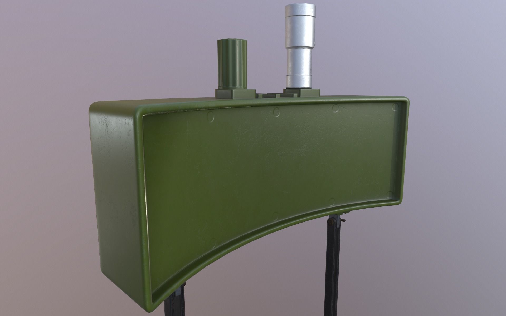 Yugoslav MRUD anti-personnel mine Low-poly 3D model_6