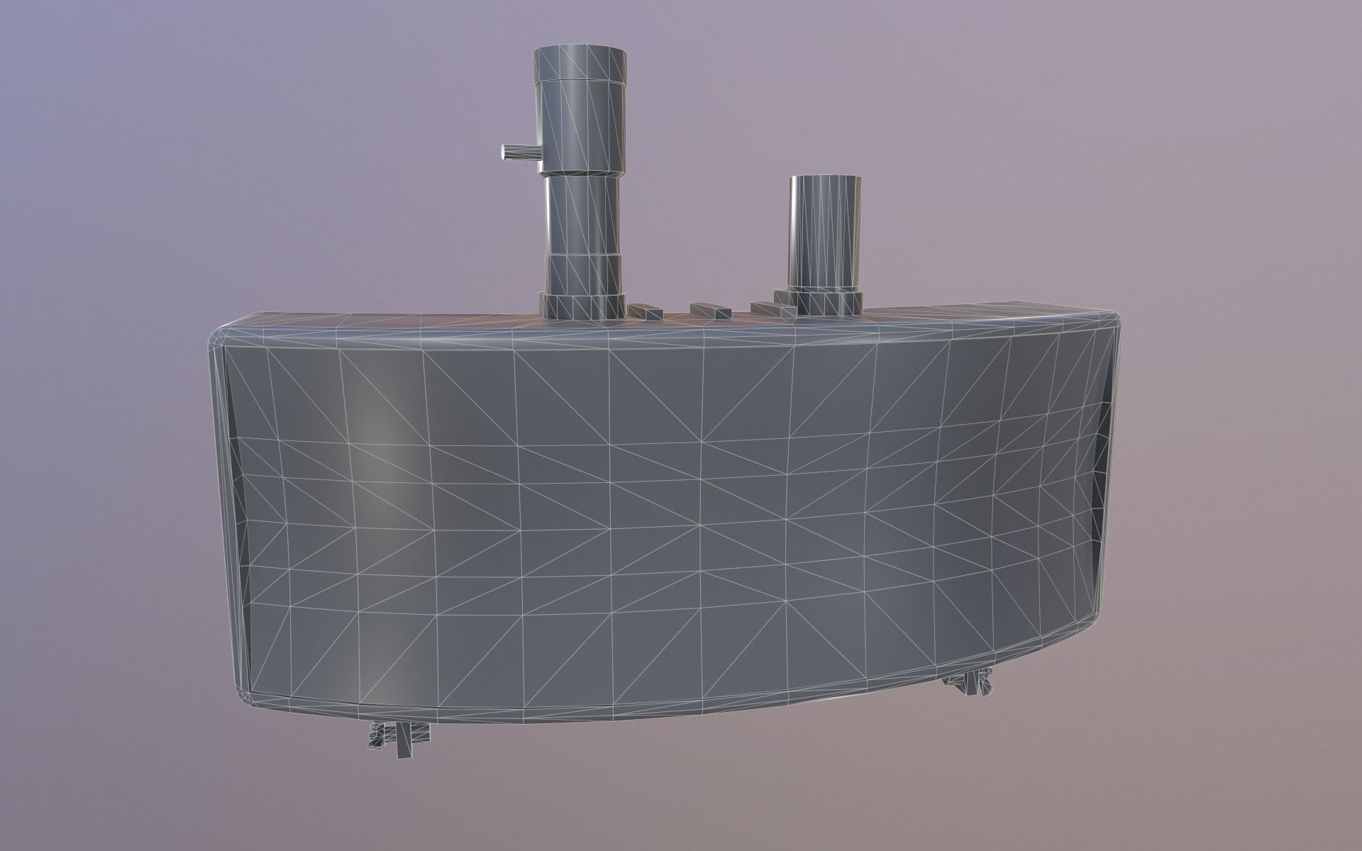 Yugoslav MRUD anti-personnel mine Low-poly 3D model_19
