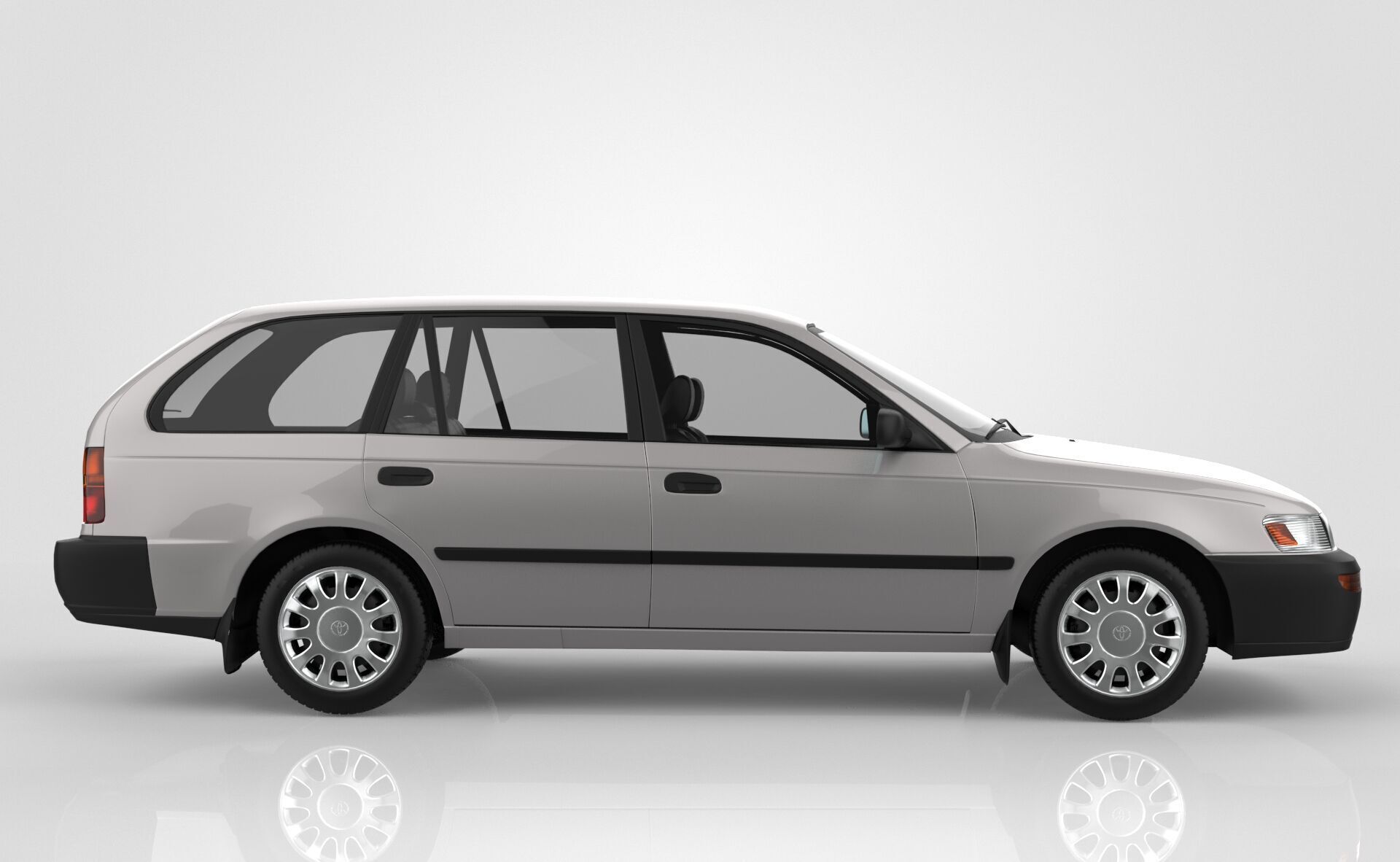 Toyota Corolla AE101 Wagon 3D model_7