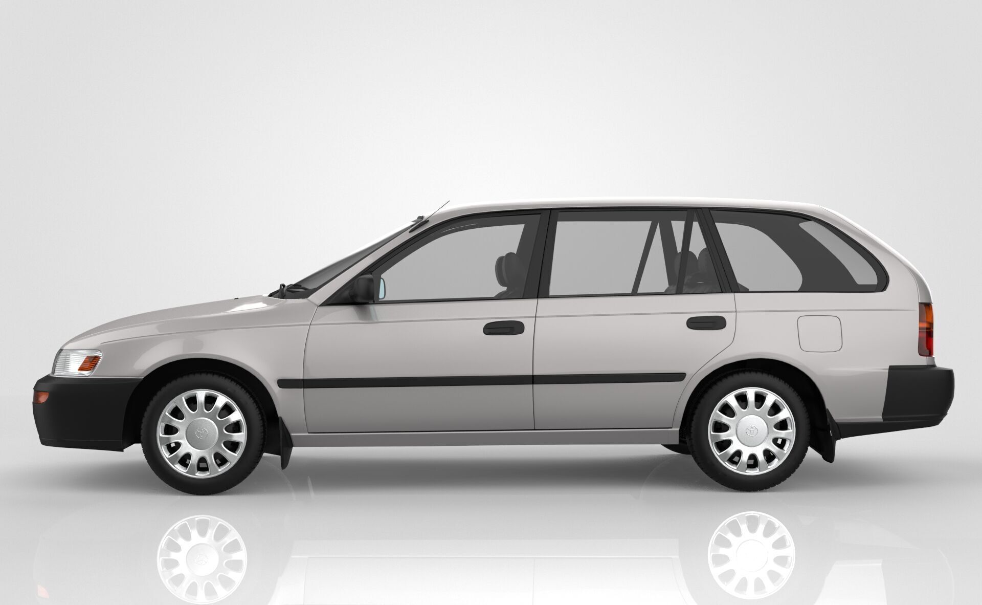 Toyota Corolla AE101 Wagon 3D model_1