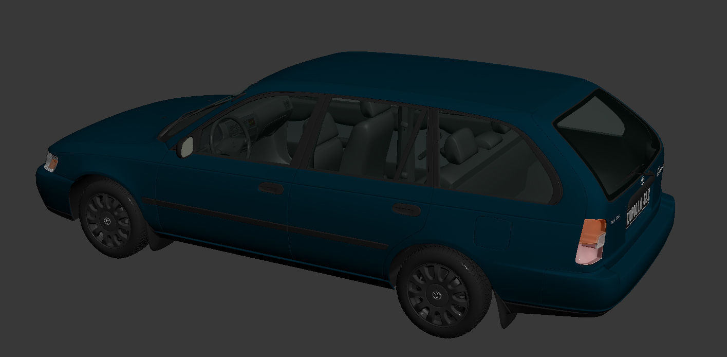 Toyota Corolla AE101 Wagon 3D model_13
