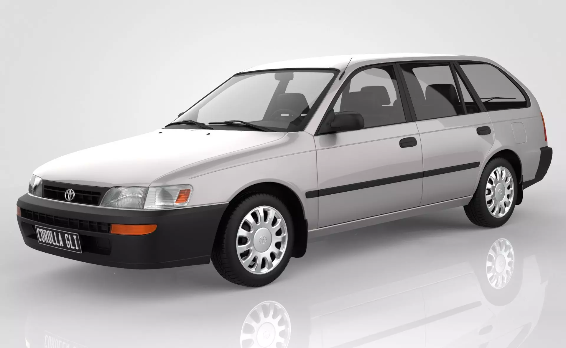 Toyota Corolla AE101 Wagon 3D model_0
