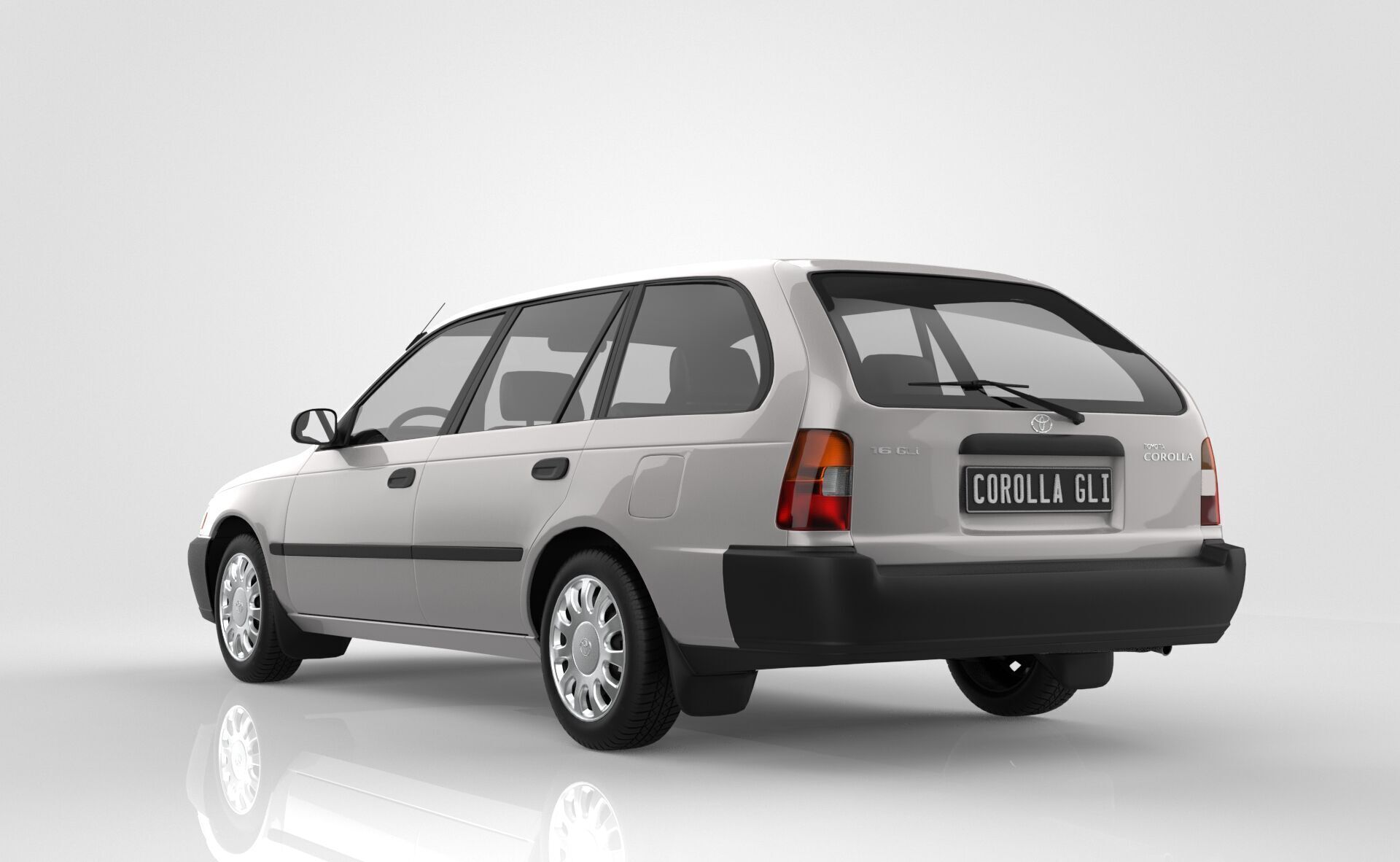 Toyota Corolla AE101 Wagon 3D model_3