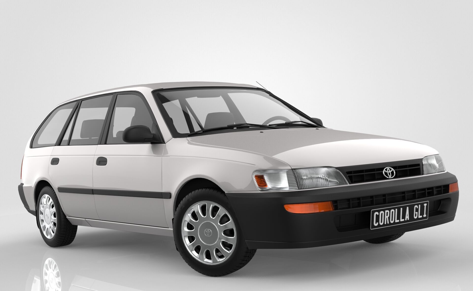 Toyota Corolla AE101 Wagon 3D model_9