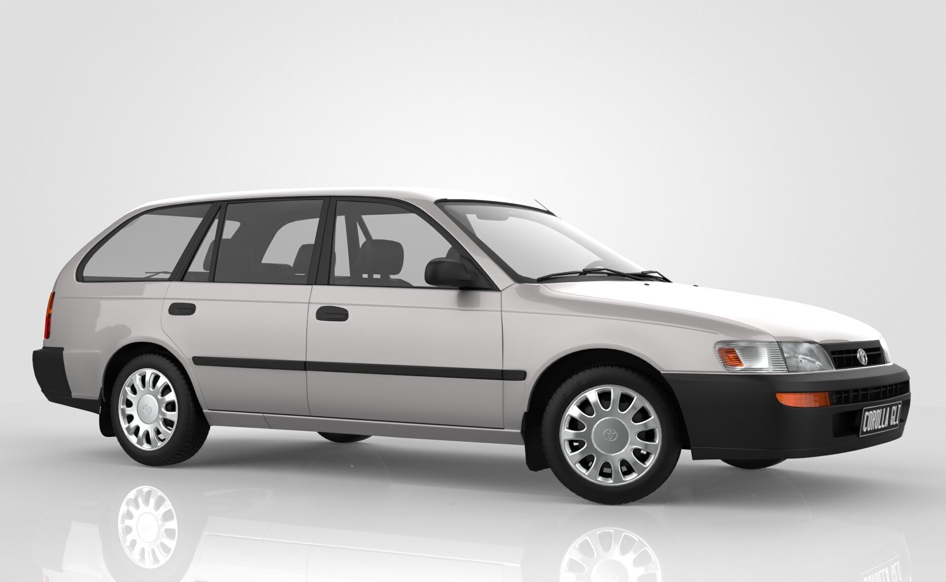Toyota Corolla AE101 Wagon 3D model_8