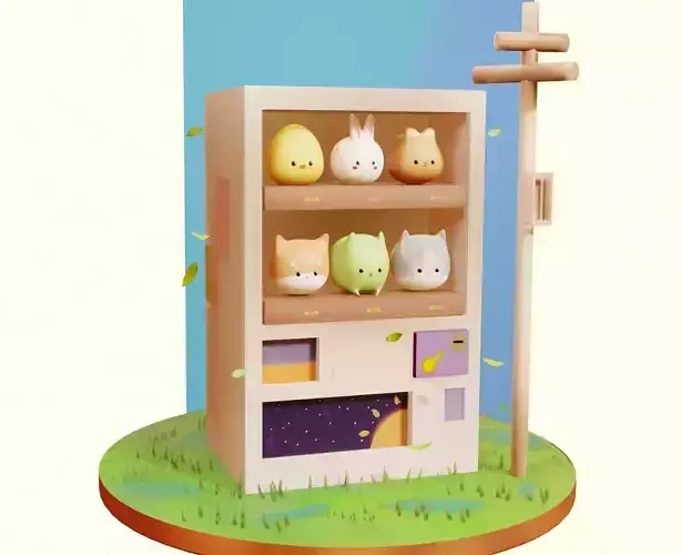 Sweet Puffy Vending Machine