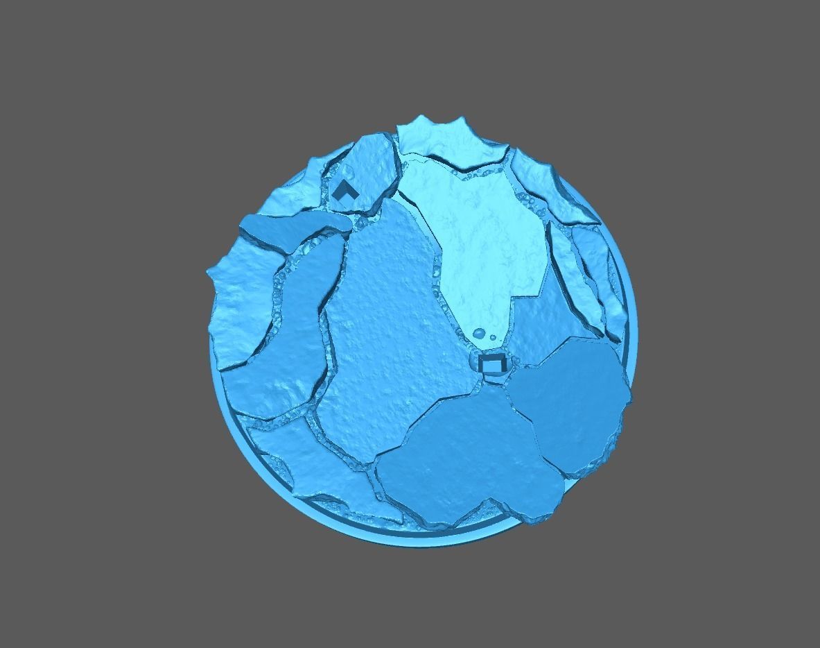 Hulk smash action figure with base modular 3D print model_3