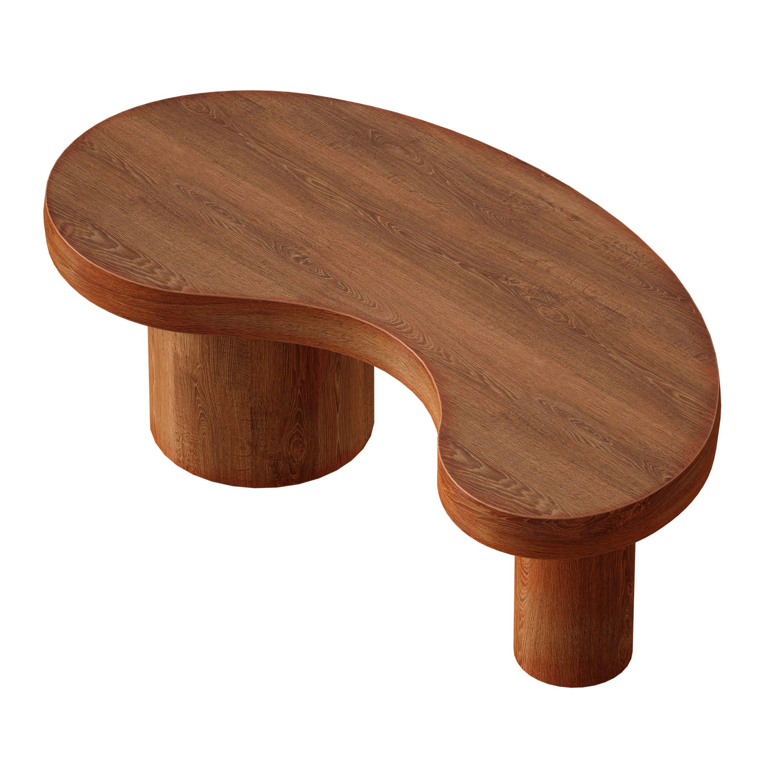 Augie Oak Wood Coffee Table by Jake Arnold 3D model_15