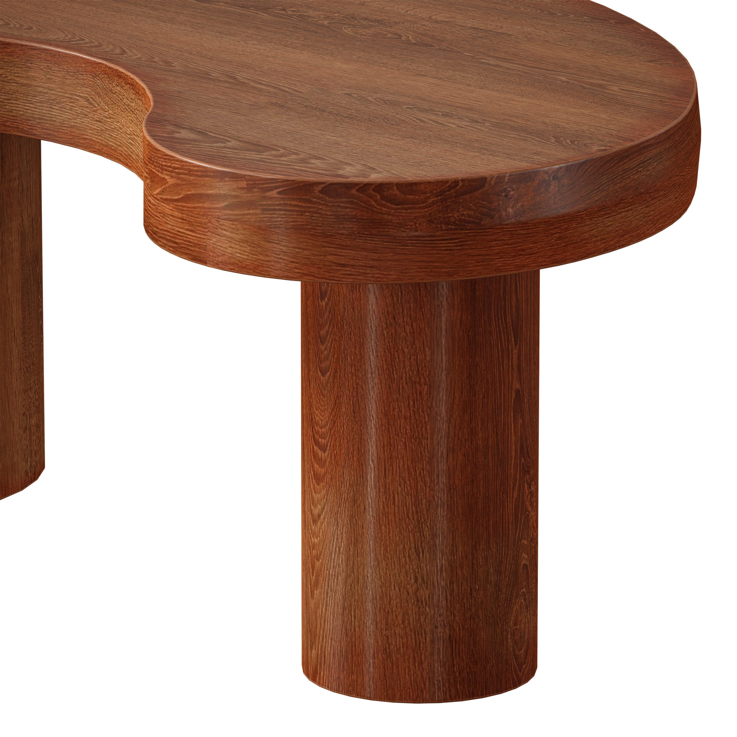 Augie Oak Wood Coffee Table by Jake Arnold 3D model_11