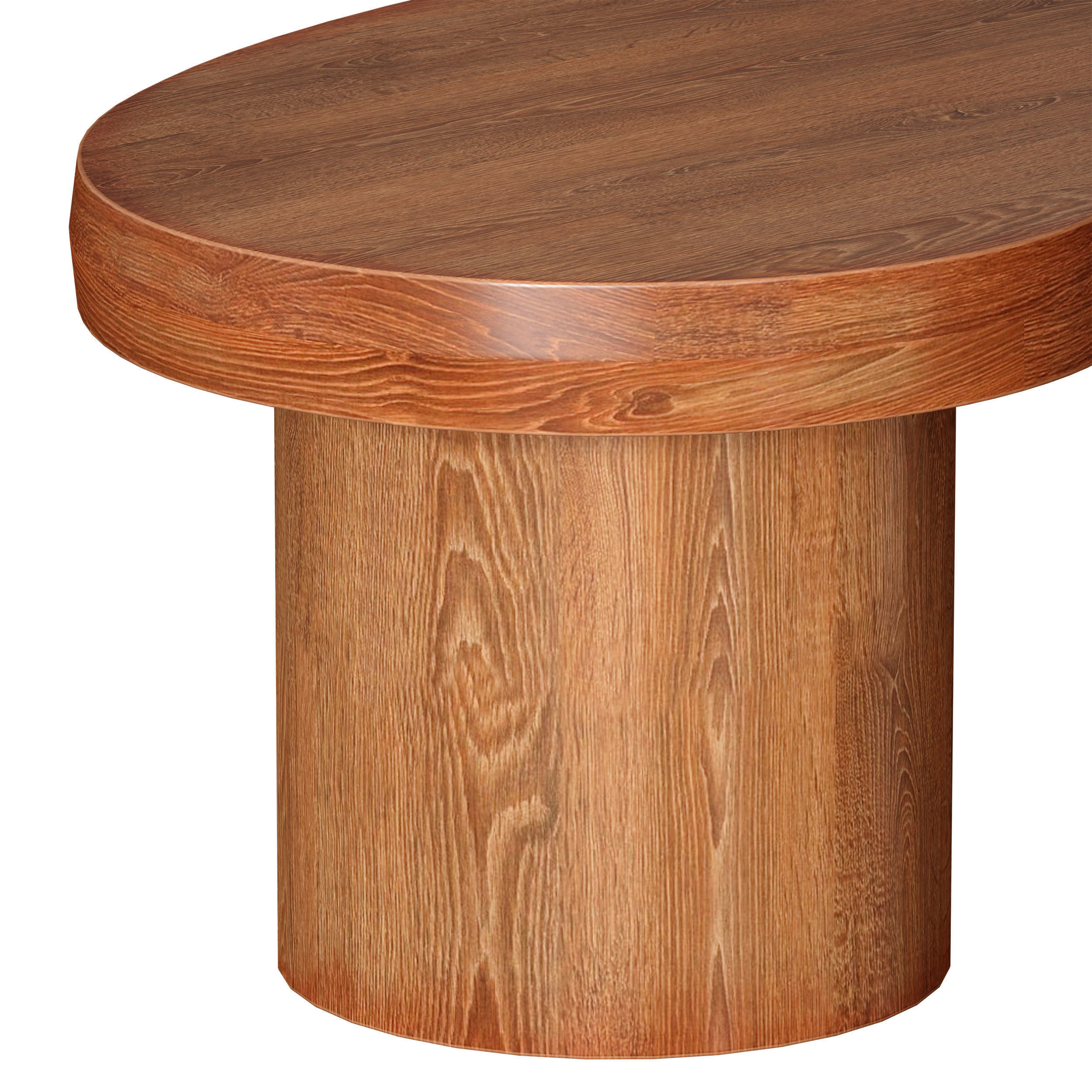 Augie Oak Wood Coffee Table by Jake Arnold 3D model_10