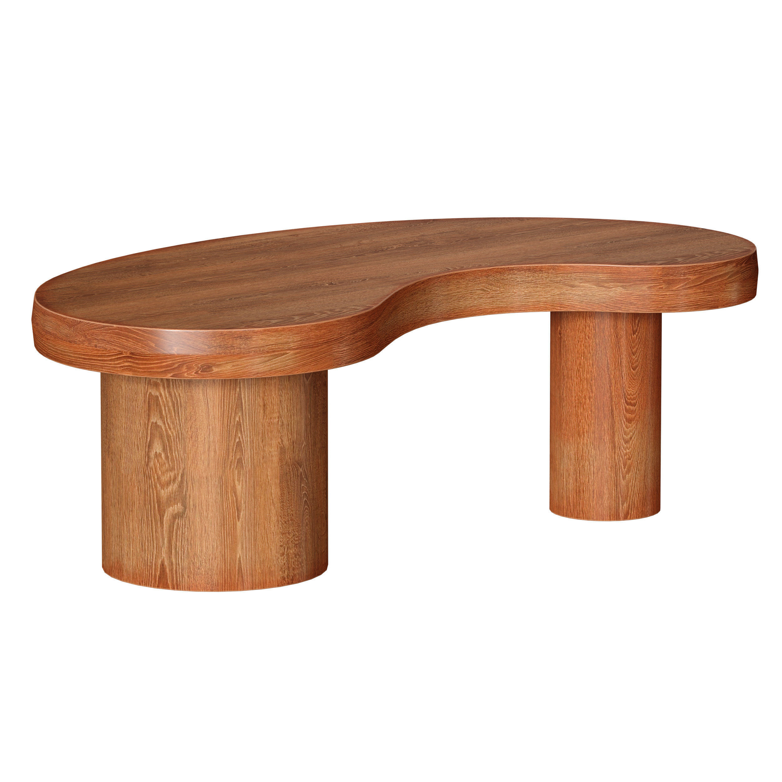 Augie Oak Wood Coffee Table by Jake Arnold 3D model_13
