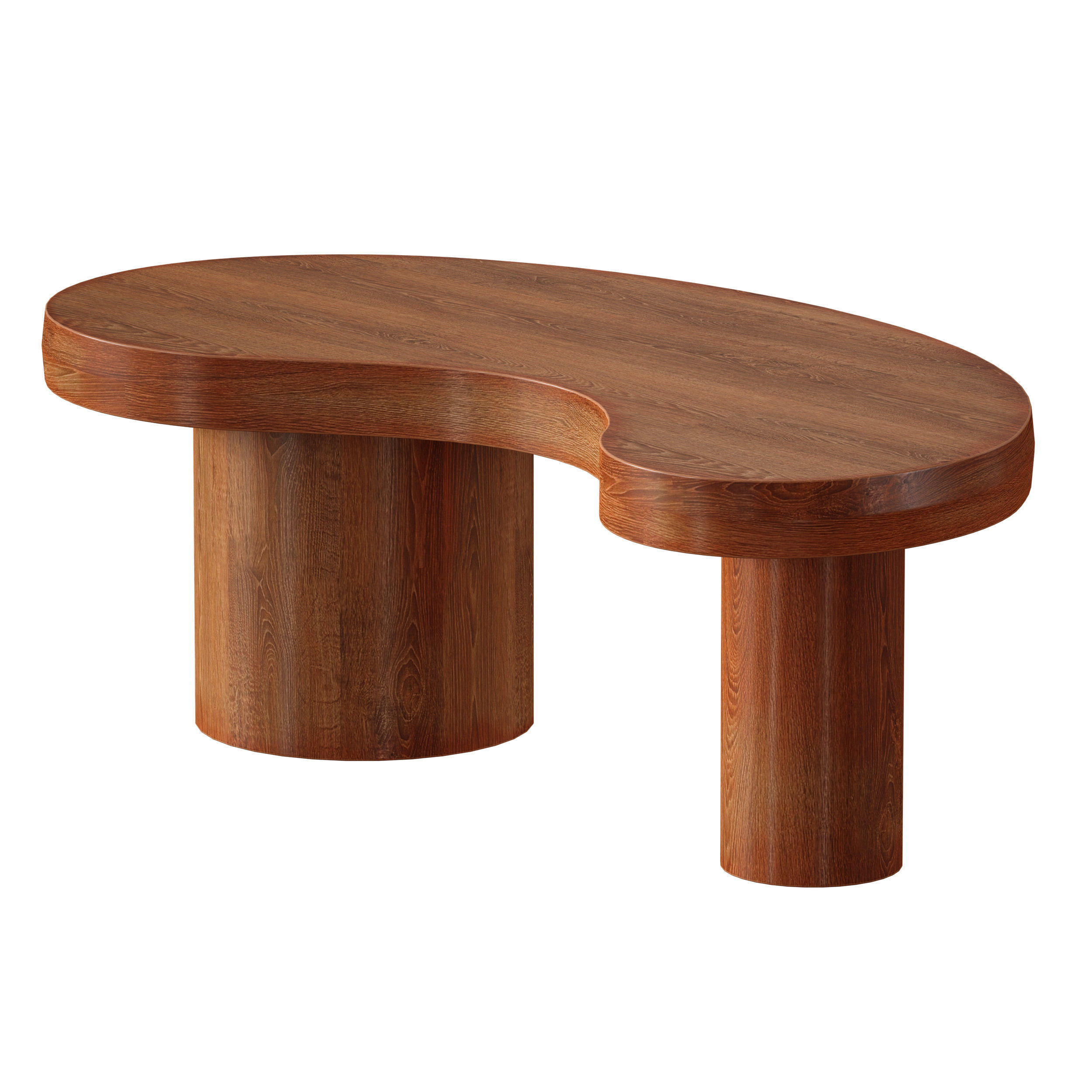 Augie Oak Wood Coffee Table by Jake Arnold 3D model_14