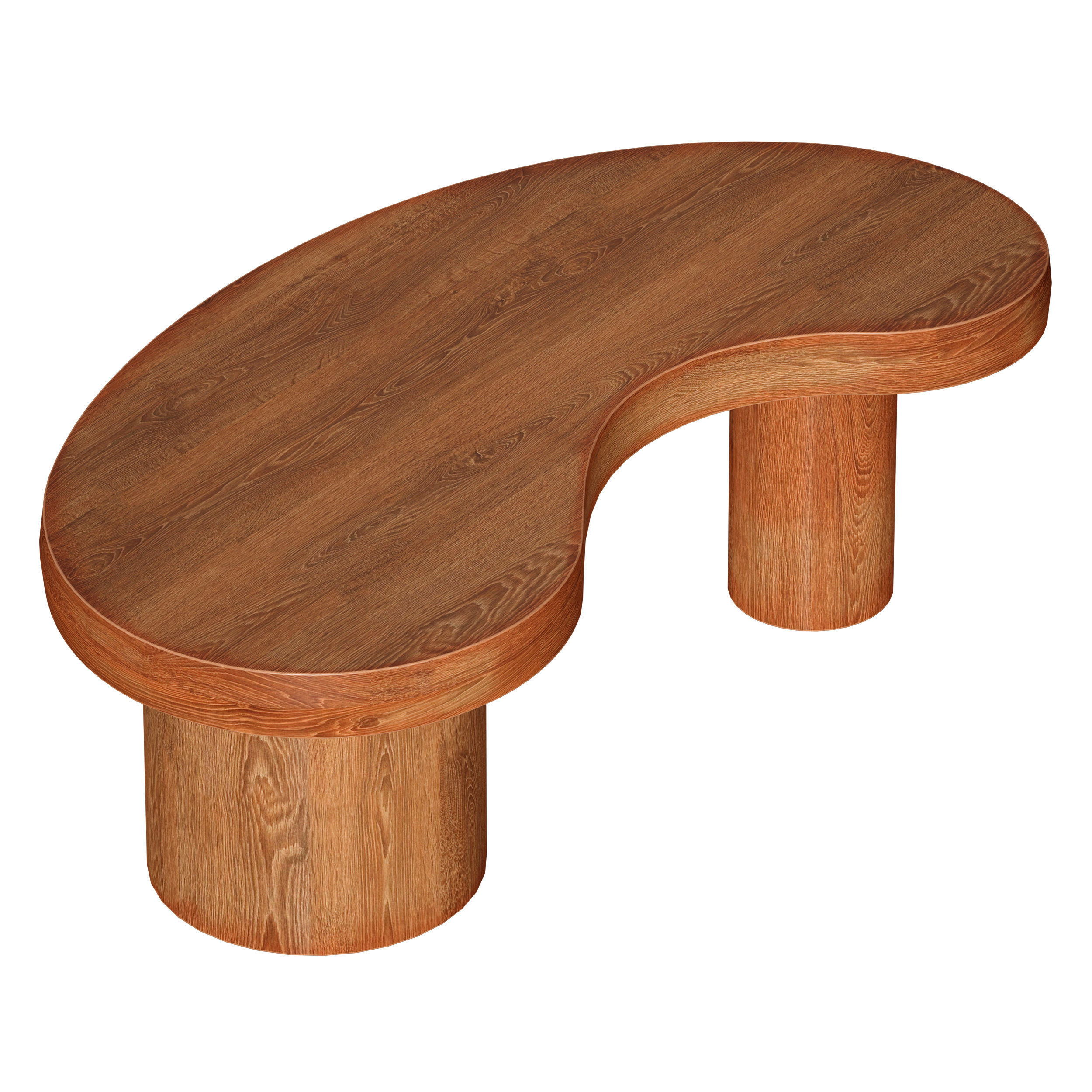 Augie Oak Wood Coffee Table by Jake Arnold 3D model_12