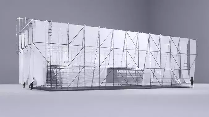 Layher Structure Pavilion 5 3D model