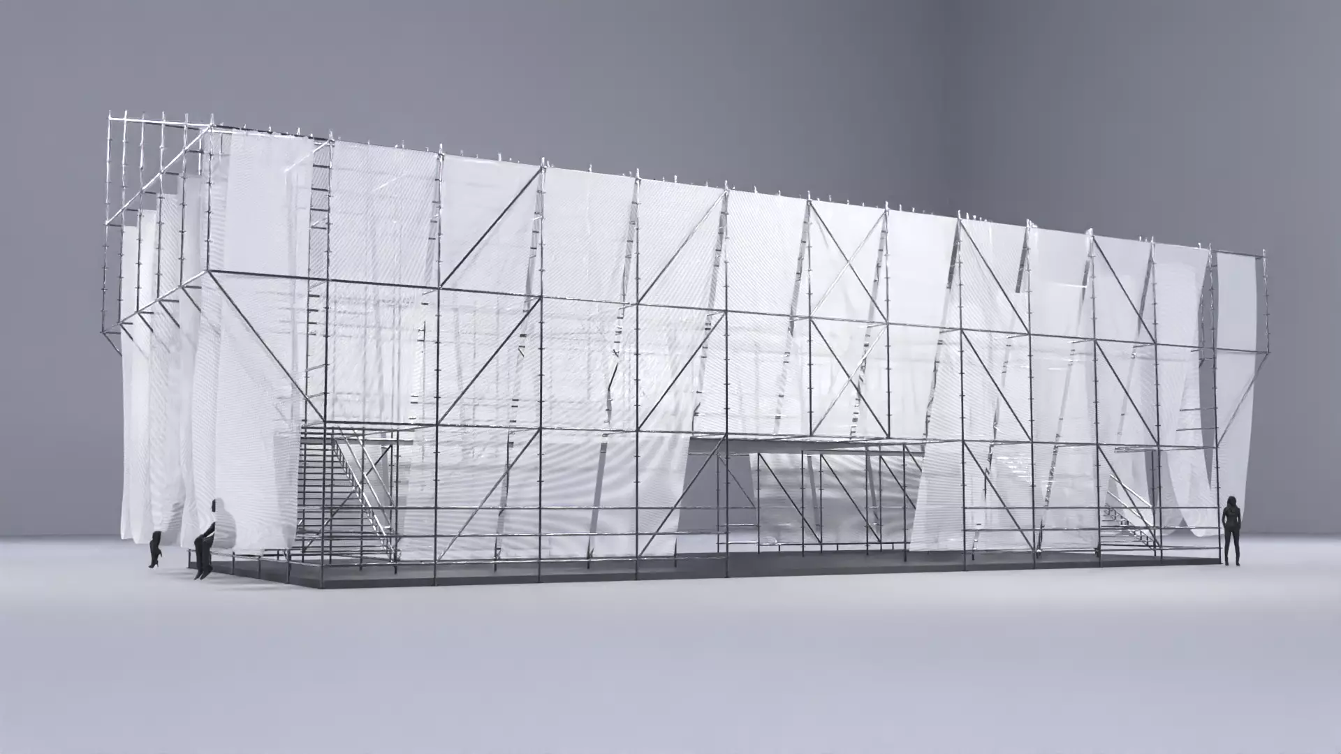 Layher Structure Pavilion 5 3D model