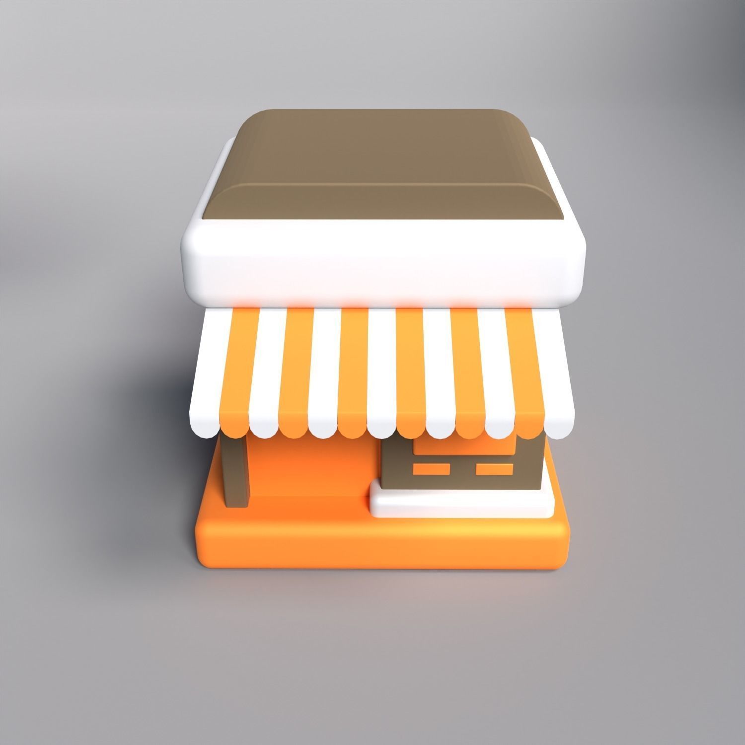 Marketplace 3D icon AR VR Lowpoly Model game ready  Low-poly 3D model_8