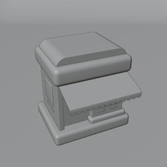 Marketplace 3D icon AR VR Lowpoly Model game ready  Low-poly 3D model_9