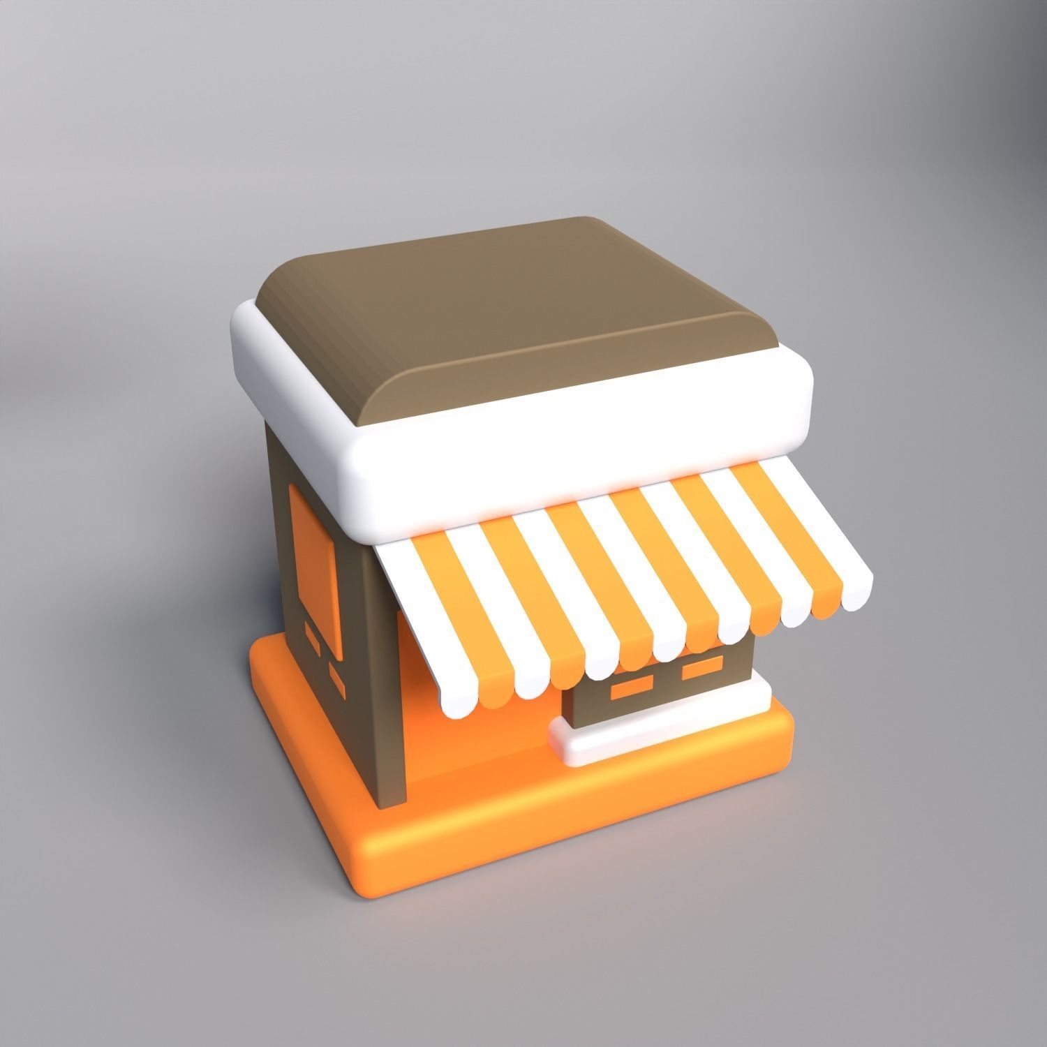 Marketplace 3D icon AR VR Lowpoly Model game ready  Low-poly 3D model_11