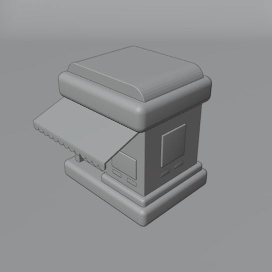 Marketplace 3D icon AR VR Lowpoly Model game ready  Low-poly 3D model_4