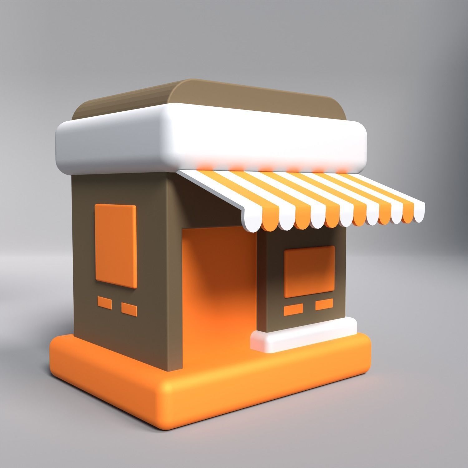 Marketplace 3D icon AR VR Lowpoly Model game ready  Low-poly 3D model_7