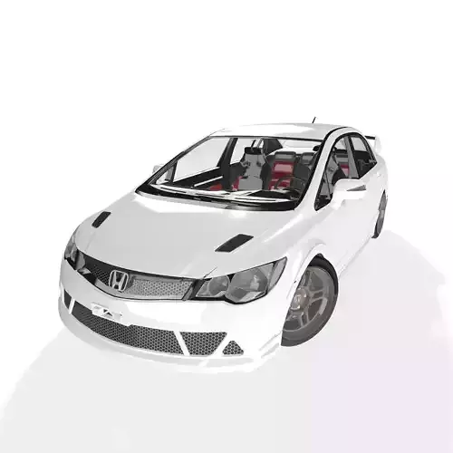 Honda Civic 2012 Mugen RR 3D model