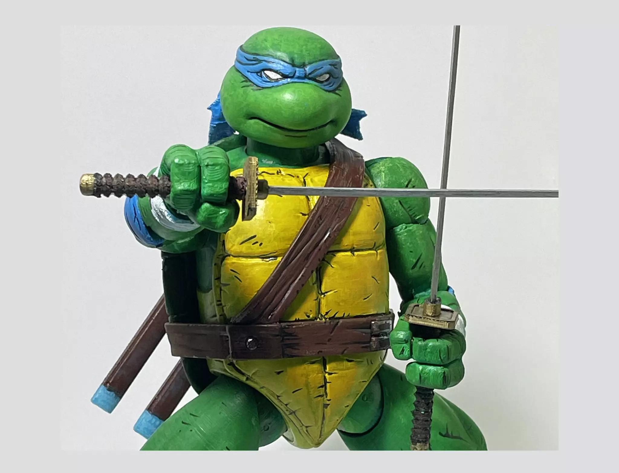 Leo Ninja Turtle 3d printed action figure 3D print model