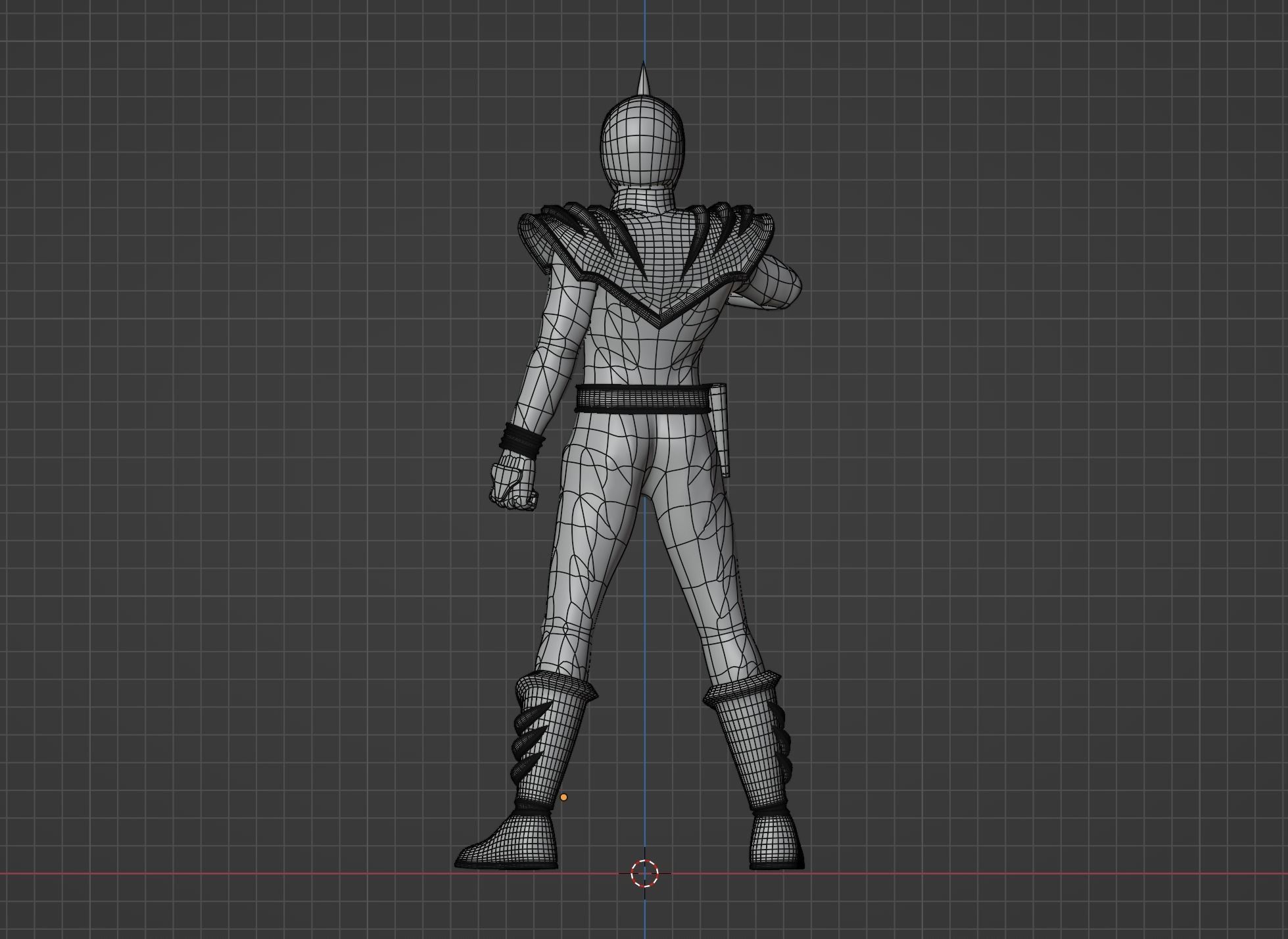 3D model White Dino Ranger - Dino Thunder VR / AR / low-poly | CGTrader