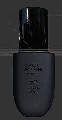 Cosmetic bottles Free 3D model