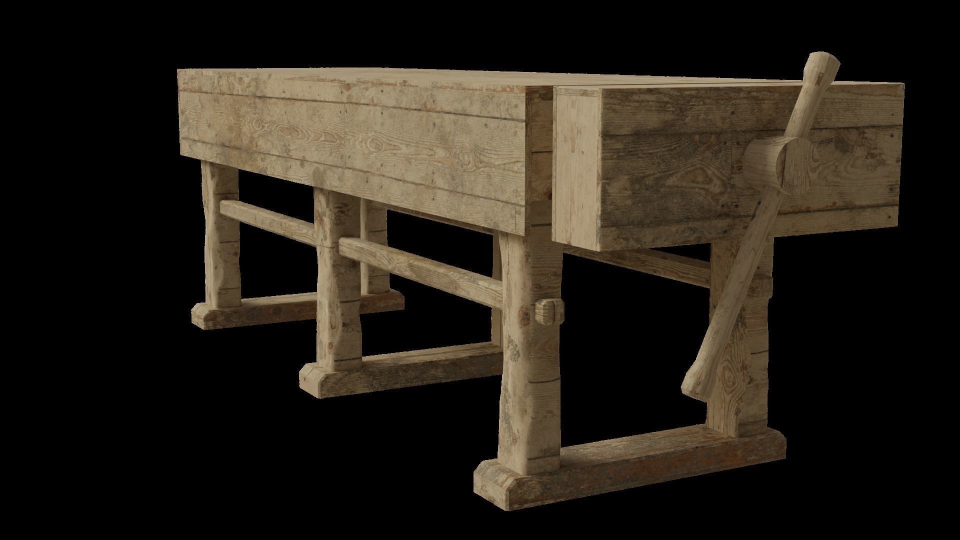 Work Bench 3D model_1