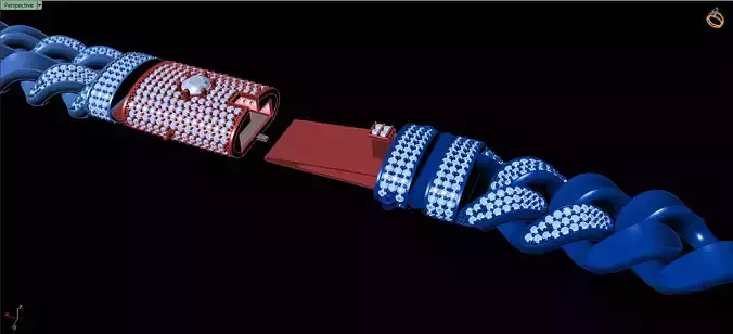 LOCK BOX CUBAN LINK CHAIN FOR BRACELETS OR NECKLACE