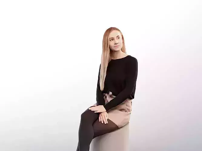 Celine 11437 - Sitting Casual Woman