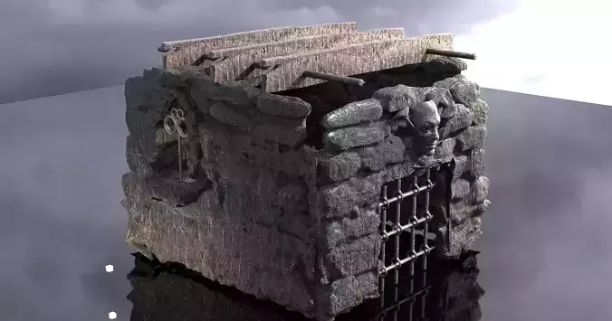 Heman Dungeon Full kit bash 3D model